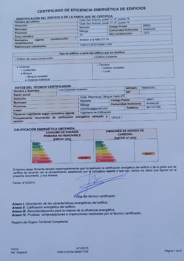 Apartamento Centrico Con Vistas Al Mar Marbella Eksteriør billede